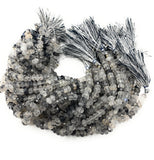 Natural Rutile Beads, Gemstone Beads, Jewelry Supplies for Jewelry Making, Wholesale Beads, Bulk Beads, AAA+ Quality 7-8mm 9" Strand