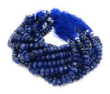 Sodalite Gemstone Beads, Natural Gemstone Beads, Beading Supplies for Jewelry Making, Wholesale Beads, Bulk Beads, 8-9mm, 8"Strand