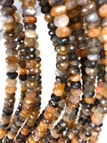 Multi Moonstone Beads, Gemstone Beads, Jewelry Supplies for Jewelry Making, Wholesale Beads, Bulk Beads, AAA+ Quality, 8" Strand