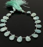 Amazonite Gemstone Beads, Jewelry Supplies forJewelry Making, Wholesale Beads, Bulk Beads, 8" Strand -16 Pcs Approx.