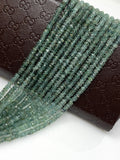 Natural Tourmaline Beads, Gemstone Beads, Green Tourmaline Beads, Bulk Wholesale Beads, Jewelry Supplies, 7.5" Strand