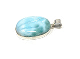 Larimar Pendant, Gemstone Pendant, Larimar, Sterling Silver Bohemian Jewelry, Natural Gemstone Pendant, 48.15mmx 25.15mm