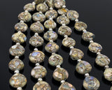 Mohave Opal Copper Turquoise Gemstone Beads, Mohave Turquoise Beads, Jewelry Supplies, Bulk Wholesale Beads, 8" Strand