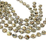 Mohave Opal Copper Turquoise Gemstone Beads, Mohave Turquoise Beads, Jewelry Supplies, Bulk Wholesale Beads, 8" Strand