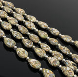 Mohave Opal Copper Turquoise Gemstone Beads, Mohave Turquoise Beads, Jewelry Supplies, Bulk Wholesale Beads, 8" Strand