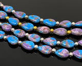 Mohave Copper Turquoise Beads, Gemstone Beads, Healing Crystal Beads, Turquoise Beads, Jewelry Supplies, Bulk Wholesale Beads, 8" Strand