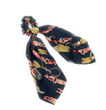 Printed Scrunchies for Women, Ponytail Holder Hair Tie for Girls, Long Tail Scarf Scrunchies for Women, Gifts for Girls