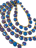 Mohave Copper Turquoise Beads, Gemstone Beads, Healing Crystal Beads, Turquoise Beads, Jewelry Supplies, Bulk Wholesale Beads, 8" Strand