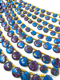 Mohave Copper Turquoise Beads, Gemstone Beads, Healing Crystal Beads, Turquoise Beads, Jewelry Supplies, Bulk Wholesale Beads, 8" Strand