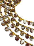 Natural Spiny Oyster Copper Turquoise Beads, Turquoise Beads, Gemstone Beads, Bulk Beads, 8" Strand