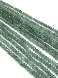 Natural Tourmaline Beads, Gemstone Beads, Green Tourmaline Beads, Bulk Wholesale Beads, Jewelry Supplies, 7.5" Strand