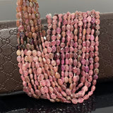 Pink Tourmaline Beads, Smooth Shaded Tourmaline Gemstone Beads, Wholesale Bulk Beads, Jewelry Supplies for Jewelry Making, 13.5" Strand