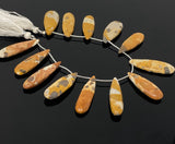 Natural Jasper Gemstone Beads, Jasper Beads for Jewelry Making, Wholesale Bulk Beads, 8” Str/ 12 Pcs