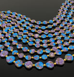 Mohave Copper Turquoise Beads, Gemstone Beads, Healing Crystal Beads, Turquoise Beads, Jewelry Supplies, Bulk Wholesale Beads, 8" Strand