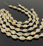 Mohave Opal Copper Turquoise Gemstone Beads, Mohave Turquoise Beads, Jewelry Supplies, Bulk Wholesale Beads, 8" Strand