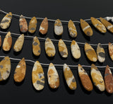 Natural Jasper Gemstone Beads, Jasper Beads for Jewelry Making, Wholesale Bulk Beads, 8” Str/ 12 Pcs