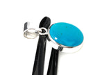 Natural Sleeping Beauty Turquoise Pendant, Sterling Silver Turquoise Gemstone Pendant, Bohemian Jewelry, 1.25” X 0.70”