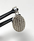 Natural Sleeping Beauty Turquoise Pendant, Sterling Silver Turquoise Gemstone Pendant, Bohemian Jewelry, 1.25” X 0.70”