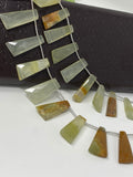 Natural Bio Chalcedony Gemstone Beads, Bio Chalcedony Faceted Beads, Jewelry Supplies, Wholesale Bulk Beads, 8” Strand