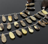 Natural Septarian Beads, Gemstone Beads, Jewelry Supplies for Jewelry Making, Wholesale Beads, Bulk Beads, 7.5”Strand/ 12 Pcs