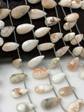 Opal Gemstone Beads, Natural Mexican Opal Beads, Jewelry Supplies, Wholesale Bulk Beads, 7” Strand