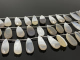Rare Opal Onyx Combination Gemstone Beads, Jewelry Supplies, Wholesale Bulk Beads, 24- 37mm, 7” Strand/ 12 Pcs