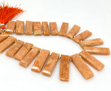 Peach Amazonite Gemstone Beads, Jewelry Supplies forJewelry Making, Wholesale Beads, Bulk Beads, 9” Strand/ 21 Pcs