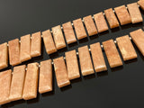 Peach Amazonite Gemstone Beads, Jewelry Supplies forJewelry Making, Wholesale Beads, Bulk Beads, 9” Strand/ 21 Pcs