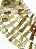 Natural Bio Chalcedony Gemstone Beads, Bio Chalcedony Faceted Beads, Jewelry Supplies, Wholesale Bulk Beads, 8” Strand