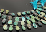 Natural Chrysocolla Beads, Gemstone Beads, Wholesale Beads, Bulk Beads, Jewelry Supplies for Jewelry Making, 16-21mm, 8” strand/ 13 Pcs