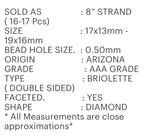 Mohave Copper Turquoise Beads, Gemstone Beads, Healing Crystal Beads, Turquoise Beads, Jewelry Supplies, Bulk Wholesale Beads, 8" Strand