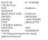 Mohave Copper Turquoise Beads, Gemstone Beads, Healing Crystal Beads, Turquoise Beads, Jewelry Supplies, Bulk Wholesale Beads, 8" Strand