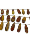 Natural Mookaite Jasper Beads, Gemstone Beads, Jewelry Supplies for Jewelry Making, Wholesale Beads, 8” Str/ 12 Pcs