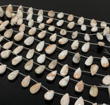 Opal Gemstone Beads, Natural Mexican Opal Beads, Jewelry Supplies, Wholesale Bulk Beads, 7” Strand