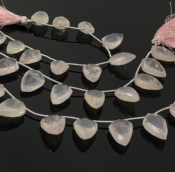Rose Quartz Gemston Beads, Jewelry Supplies for Jewelry Making, Wholesale Supplies, Bulk Beads, 8