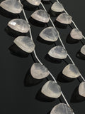 Rose Quartz Gemston Beads, Jewelry Supplies for Jewelry Making, Wholesale Supplies, Bulk Beads, 8" Strand