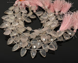 Rose Quartz Gemston Beads, Jewelry Supplies for Jewelry Making, Wholesale Supplies, Bulk Beads, 8" Strand
