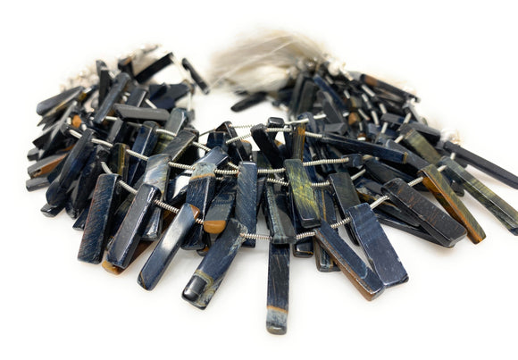 Black Tiger Eye Beads, Gemstone Beads, Jewelry Supplies, Wholesale Beads, Bulk Beads, 7” Strand