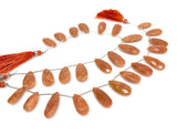 Peach Amazonite Gemstone Beads, Jewelry Supplies forJewelry Making, Wholesale Beads, Bulk Beads, 8.5” Strand/ 13 Pcs