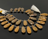 Natural Mariam Jasper Gemstone Beads, Jewelry Supplies, Wholesale Bulk Beads , 25mm - 31mm, 8”Strand/ 14 Pcs