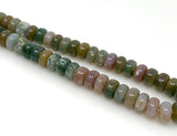 Natural Green and Pink Opal Round Smooth Beads, Gemstone Beads, 8-9mm, 14” Strand