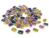 Natural Sapphire Gemstone Charms, Sterling Silver Jewelry Supplies, Bulk Wholesale Charms, 16x9mm - 18x11mm, 10 Pcs/ 12 Pcs