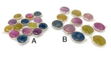 11 Pcs / 14 Pcs Natural Sapphire Gemstone Charms, Silver Jewelry Supplies, Bulk Wholesale Charms