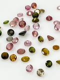 10 Pcs Tourmaline Cut Stones, Natural Multi Tourmaline Loose Gemstones, AAA Quality , 3mm - 4.5mm, Wholesale Gemstones
