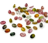 10 Pcs Tourmaline Cut Stones, Natural Multi Tourmaline Loose Gemstones, AAA Quality , 6x4mm, Wholesale Gemstones