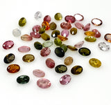 10 Pcs Tourmaline Cut Stones, Natural Multi Tourmaline Loose Gemstones, AAA Quality , 6x4mm, Wholesale Gemstones