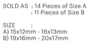 Sapphire Gemstone Charms, Silver Jewelry Supplies, Bulk Wholesale Charms, Yellow Sapphire Pink Sapphire Blue Sapphire 11 Pcs / 14 Pcs