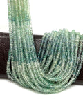 Natural Fluorite Shaded Gemstone Beads, Jewelry Supplies, Wholesale Bulk Beads, 4.5mm - 5mm, 12.5” Strand