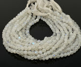 Rainbow Moonstone Smooth Round Beads, Moonstone Beads, Gemstone Beads, Bulk Wholesale Beads, 13" Strand