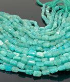Amazonite Nugget Beads, Peruvian Amazonite Gemstone Beads, Jewelry Supplies, Bulk Wholesale Beads, 8mm - 12mm, 10” Strand